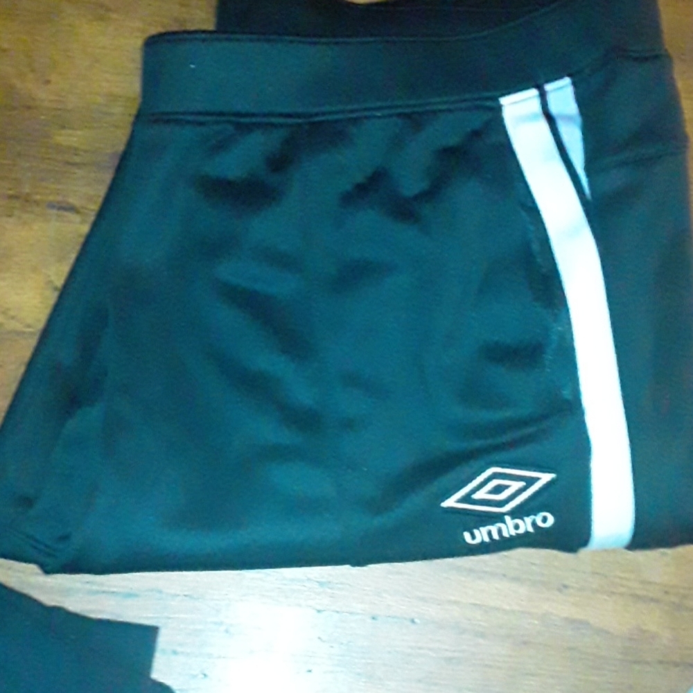 Black umbro track pants